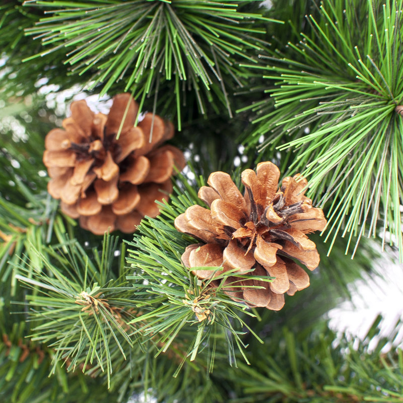 39'' Faux Pine Tree in Fabric Pot