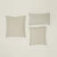 Simple Embroidered Linen Lumbar Throw Pillow-1717400437