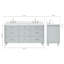 Meuble-lavabo double en bois massif ARIEL Monroe-99404997-131239046-131239051