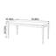 Table simple en bois massif de cerisier-1042885697
