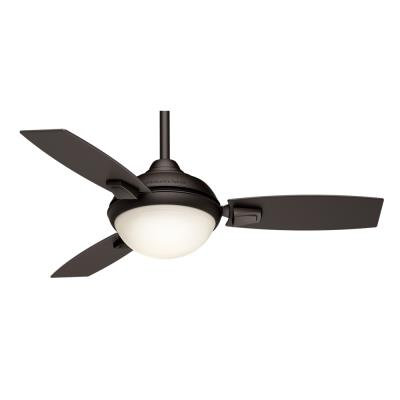 Ventilateur de plafond Casablanca 44 po avec éclairage DEL 16 W et télécommande 59154 Bronze