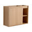 Meuble-lavabo mural 26 po avec lavabo en céramique et porte à fermeture en douceur, emballage KD-896668252-896668249