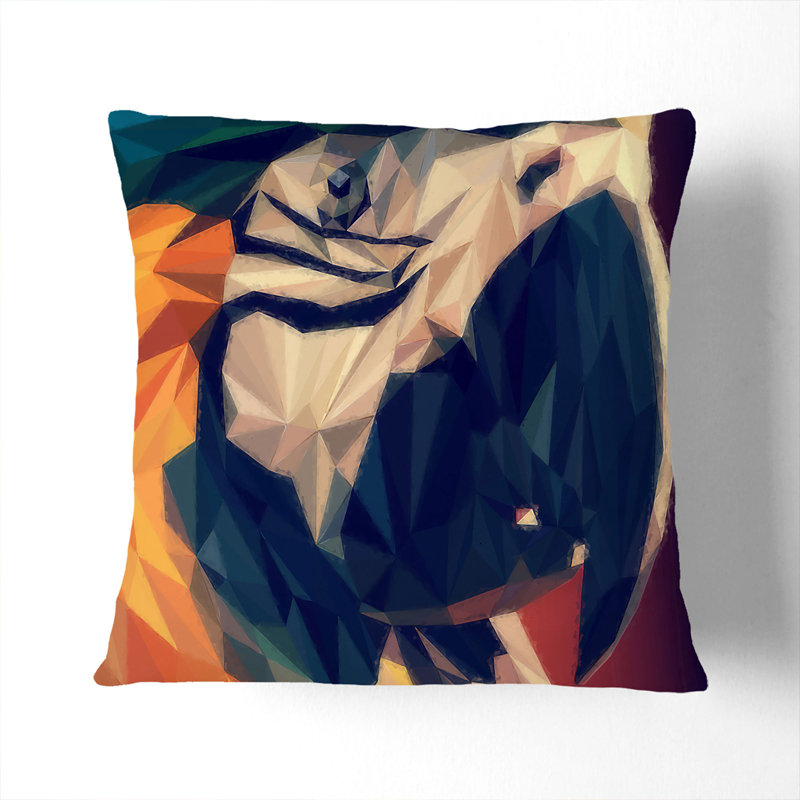 Square Throw Cushion, 55cm H x 55cm W x 20cm D