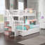 Lit superposé en bois avec escalier et tiroirs Ilariana-852980976-936315837