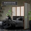 Paravent de cloison pliable 4 panneaux Ebern Designs-1037563592-1037563588