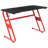 Bridesdale 2 Piece Configurable Rectangular Desk Rectangular Computer Desk Office Set with Chair-1038191599