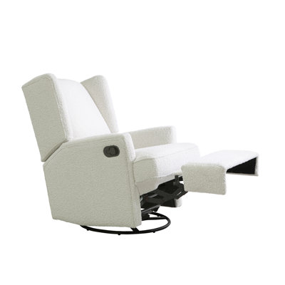 Heming Wingback Recliner Nursery Glider