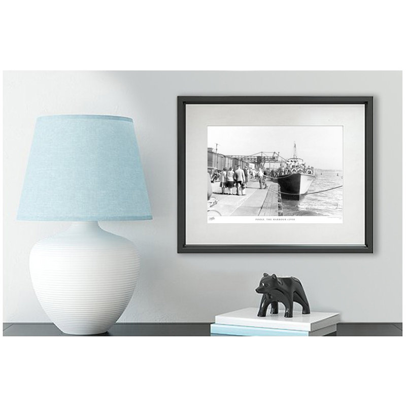 Poole, The Harbour C1950 by Francis Frith - Single Picture Frame Print, 45cm H x 60cm W x 2.3cm D