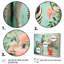 Rose et vert floral zèbre IV - Art mural animal zèbre-1486114191-1486114185
