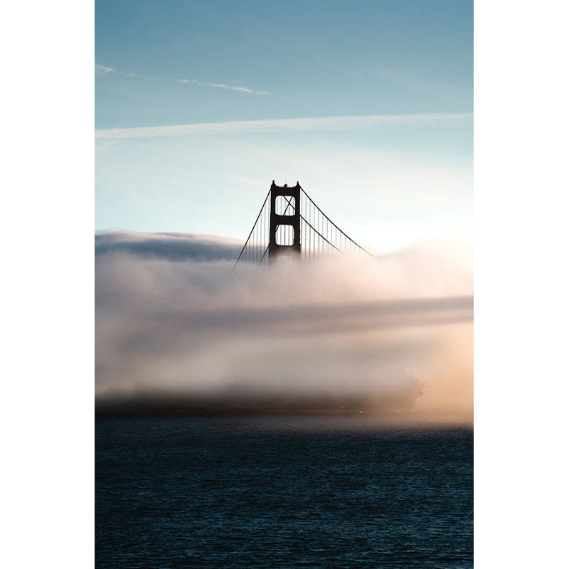Exiting The Bay Print by Ryan Walsh, Image Brush Gel