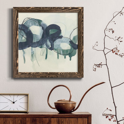 " Chainlink Verdigris I " Painting Print