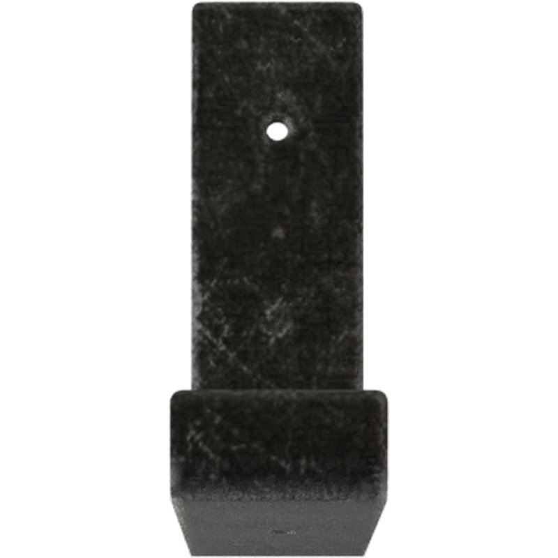 Support de tablette en acier, H 5 po x l 2 po x P 10 po, Argent antique