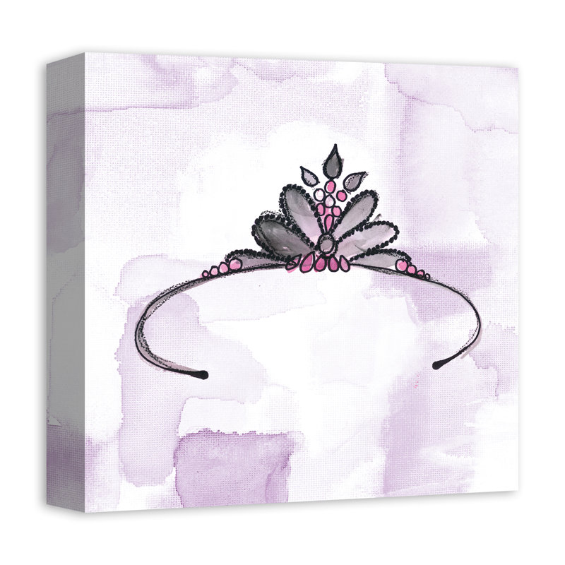 Crown Purple Print On Canvas; 092FCDA17C7B4FCA98B710659399F282 Square, 12" H x 12" W x 1.25" D