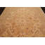 Tapis brun en laine noué à la main de conception unique 7 pi 9 po x 9 pi 9 po Helmscott