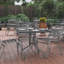 Table carrée en verre trempé Amlie-87057902-87058782