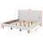 Modern Upholstered Platform Bed With Wingback Headboard And Wooden Legs-1291996736-1291996738