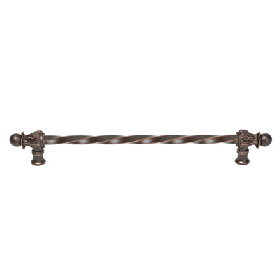 Acanthus 22 inches c.c. with 3/8 twist bar long pull Romanesque style in Chalice