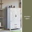 Armoire de rangement haute tour 27 po - Buffet en bois rustique - Buffet polyvalent