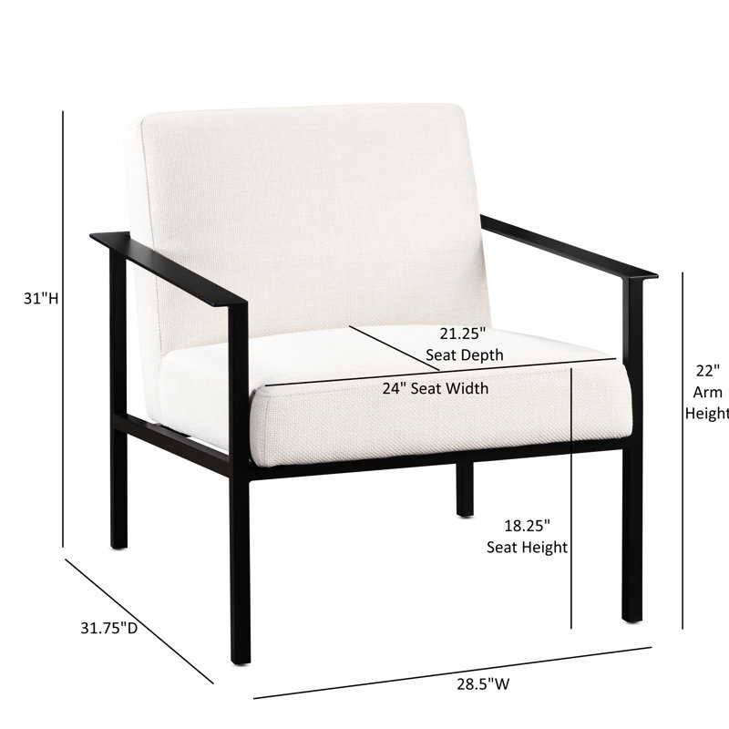 Élégante chaise d'appoint blanche avec égratignures