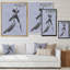 «Fashion Woman Line Art VI», reproduction d'art sur toile glamour-145524668-145524659