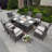 Ardala 6 - Person Wicker Patio Dining Set with Rectangular Table , Cushions Included-539139809