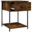 Allums 44cm W Iron Bedside Table-607737446-640343853