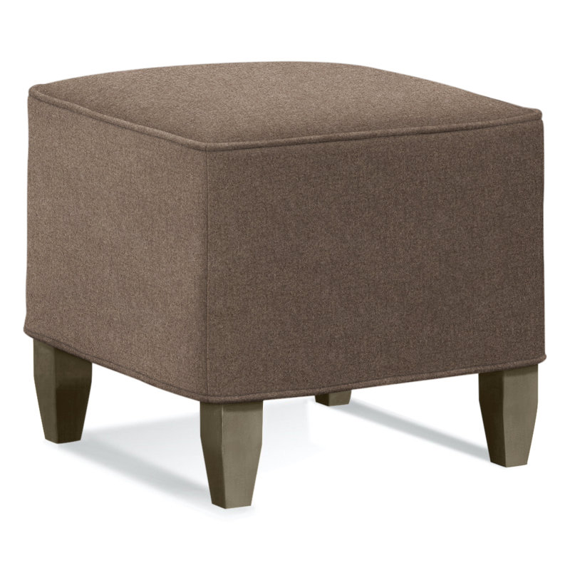 Brooklyn Upholstered Ottoman, Elite Ash 100% Polyester, Pumice
