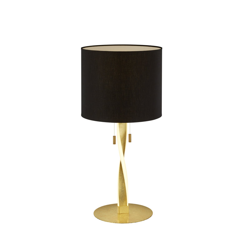 Icarus 62cm Table Lamp, Black, Gold