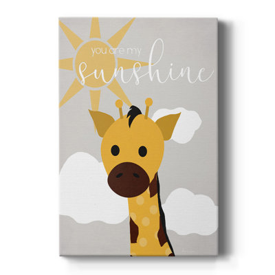 Girafe Sunshine - Cavas enveloppés de galerie
