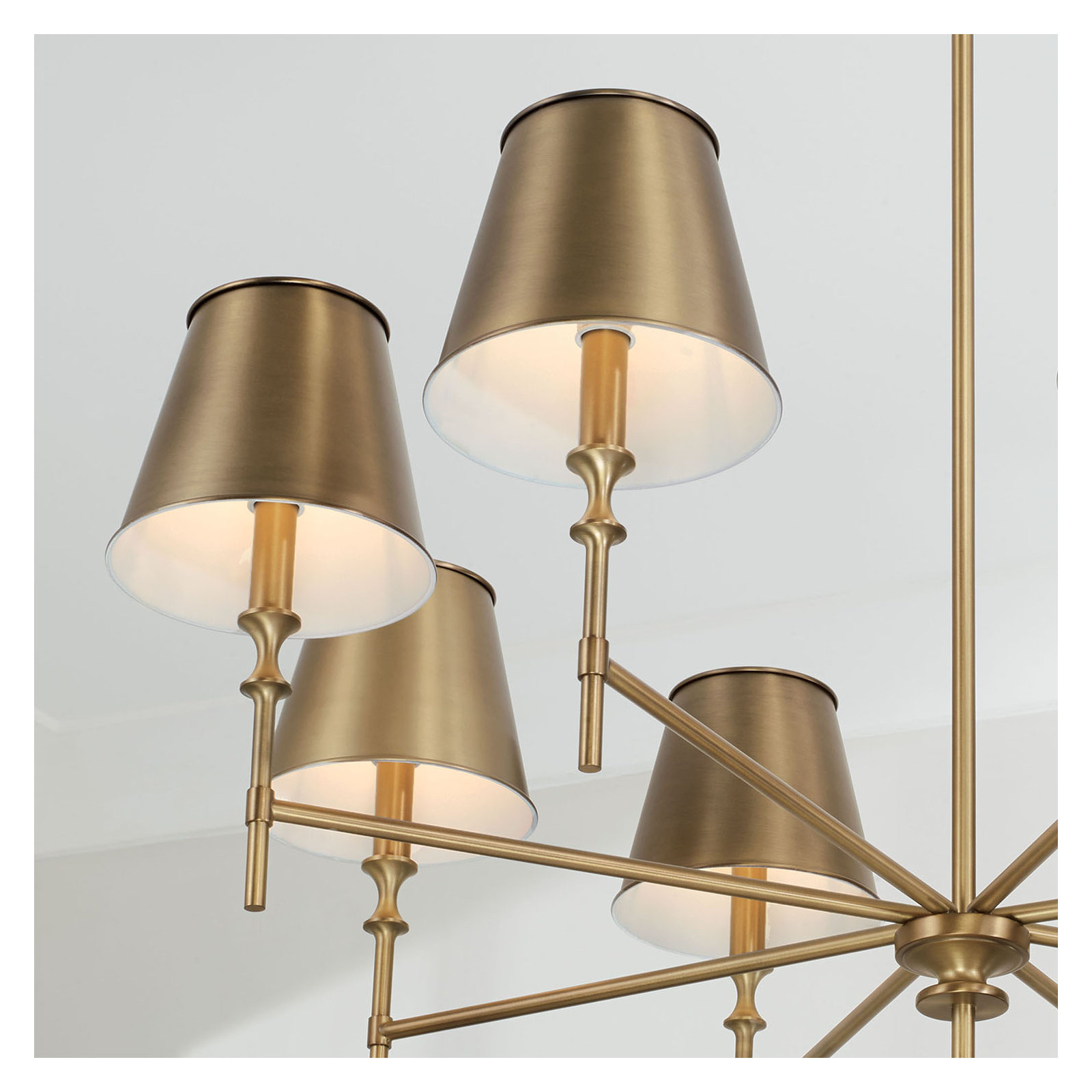 Freya Dimmable Chandelier, 33" H x 41" W