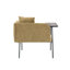 Chaise de loisir rembourrée avec tablette-1909364962