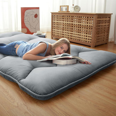 Japanese Futon Mattress, Foldable Floor Sleeping Bed, Tatami Mat for Camping, Guest Room