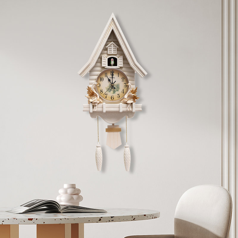 Horloge murale, Beige