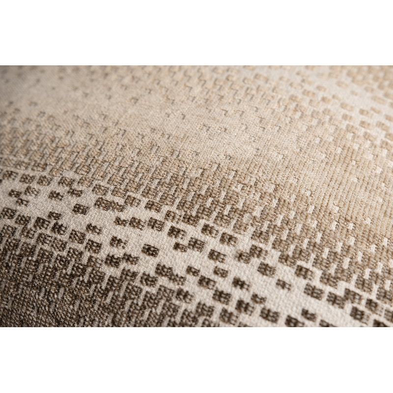 Staccato Square Woven Jacquard Pillow, 26"H x 26"W, Sable, Square