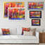 «Abstract Autumn Forest By The Late», reproduction sur toile flottante-976785819-976785827