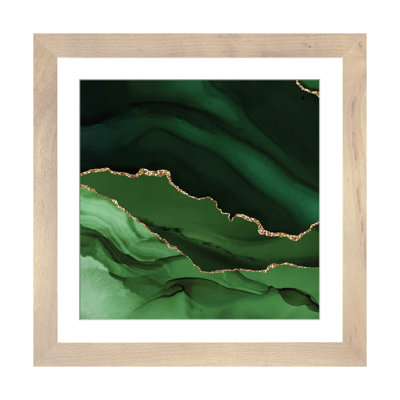 Green Gold Agate Texture XII