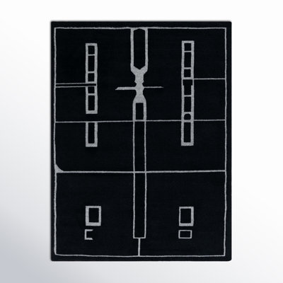 Murcia Hand-Woven Abstract Wool Rug