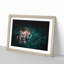 Two Lions in the Shadows - Picture Frame Painting Print on MDF-55605910-55605913