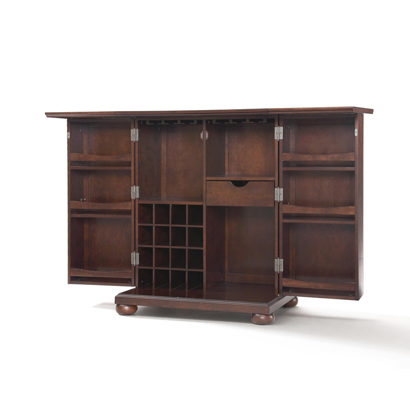 Armoire de bar Hedon, Acajou rétro
