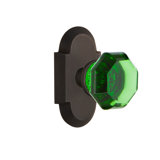 Cottage Plate with Waldorf Emerald Door Knob