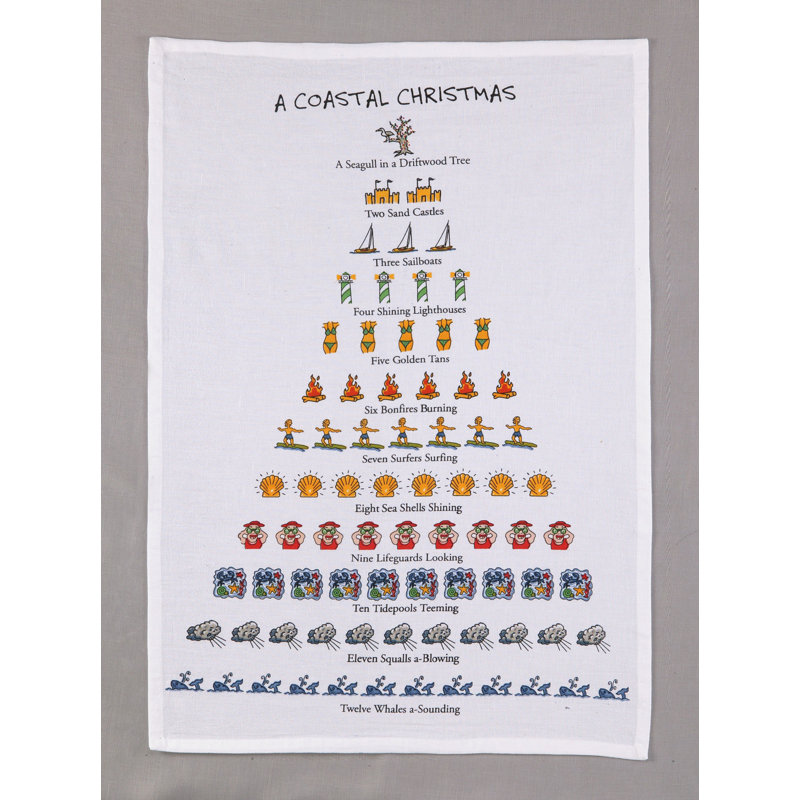 Serviette de cuisine A Coastal Christmas