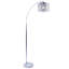 Élégante lampe arquée en cristal