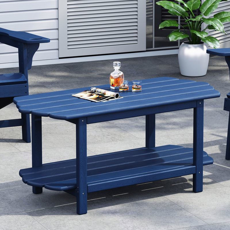 Table basse d'extérieur Bolebroke, Bleu