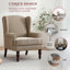 Upholstered Accent Chair-1826437614