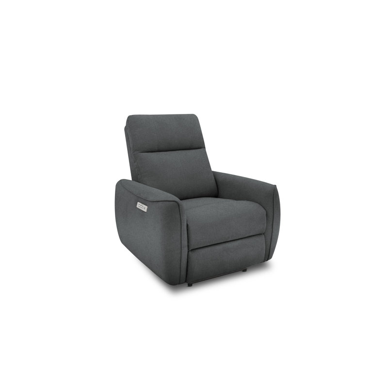 Sealy Posturepedic Wakely Motion Recliner with Power Headrest and USB Port, Grey
