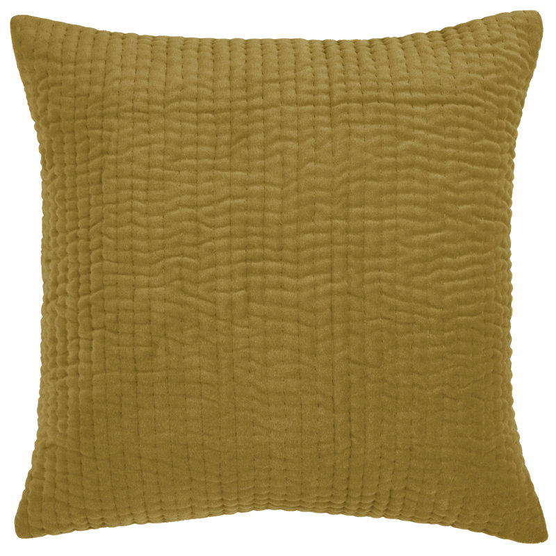 Cushion, 50cm x 50cm, Square, Mustard