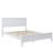 Modern White Solid Wood Platform Bed-646579865
