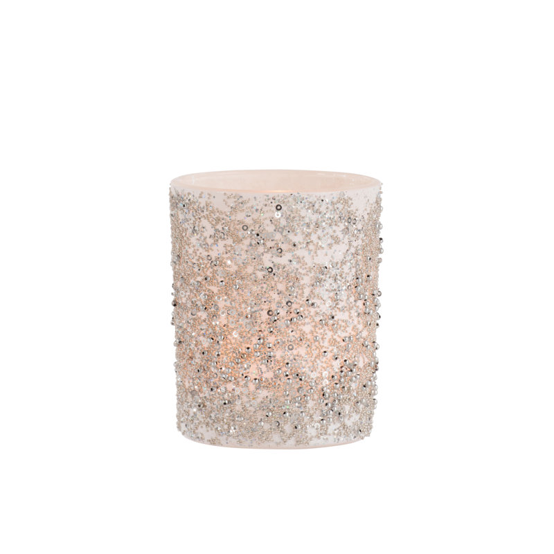 Glass Tabletop Tealight Holder