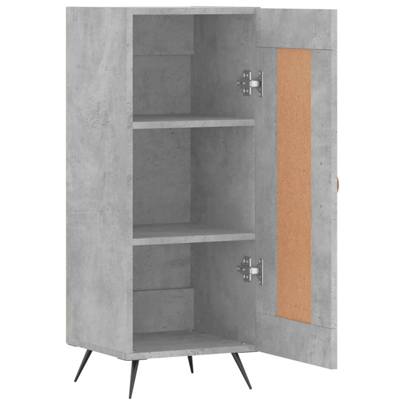 Merielle 34.5cm Sideboard, Concrete Grey