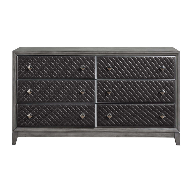 Commode double l 6 tiroirs Randahl